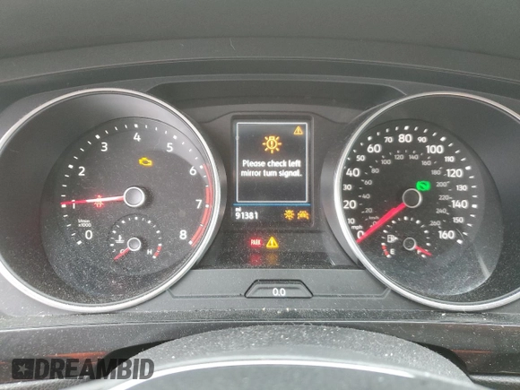 2018 Volkswagen Tiguan SEL with VIN 3VV3B7AX1JM090285, listed as a Copart auction lot 60719875 with 91,381 mi miles and Salvage title. Bid and sale history available at DreamBid. Image 9.