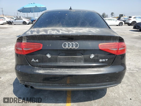 2013 Audi A4 Premium Plus with VIN WAUEFAFL8DA168977, listed as a Copart auction lot 62773825 with 115,009 mi miles and Clean title. Bid and sale history available at DreamBid. Image 6.