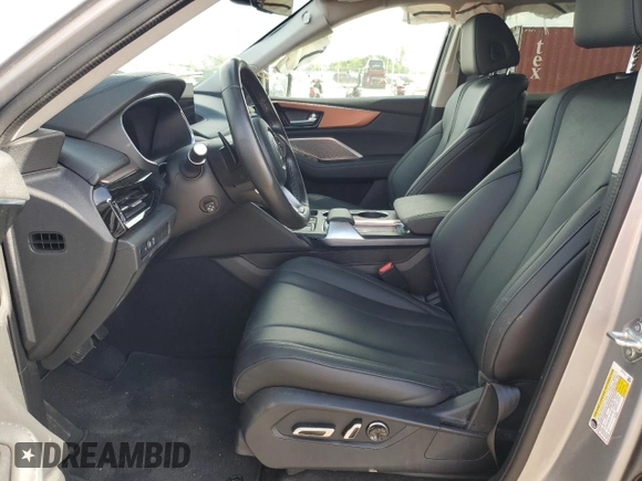 2022 Acura MDX with VIN 5J8YD9H30NL007743, listed as a Copart auction lot 62997924 with Not provided miles and Salvage title. Bid and sale history available at DreamBid. Image 7.