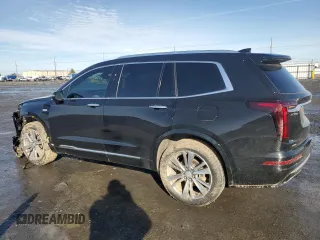 2024 Cadillac XT6 AWD Premium Luxury with VIN 1GYKPDRS4RZ709047, listed as a Copart auction lot 46753105 with 17,108 mi miles and Salvage Title. Bid and sale history available at carsss.com. Image 2.