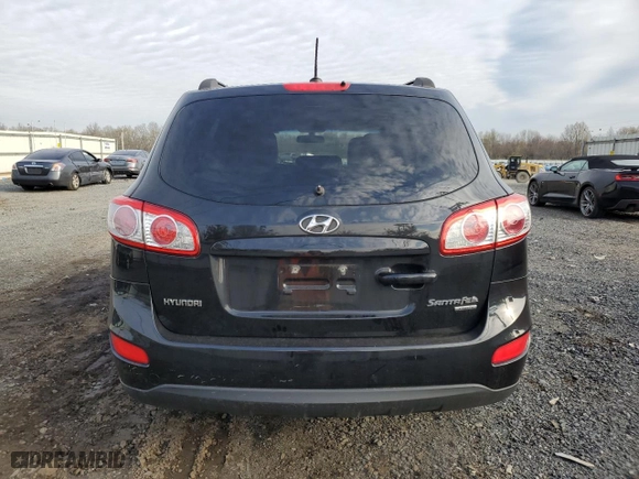 2011 Hyundai Santa Fe GLS with VIN 5XYZGDABXBG078101, listed as a Copart auction lot 52507855 with 111,247 mi miles and Salvage Title. Bid and sale history available at carsss.com. Image 6.
