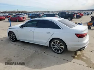2020 Audi A4 Premium Plus z VIN WAUENAF4XLA039567, wystawiony jako Copart lot #47057805 z przebiegiem 41 826 mil mil oraz Szkoda całkowita • Salvage title. Historia ofert i sprzedaży dostępna na DreamBid. Obrazek 2.