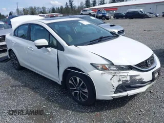 2014 Honda Civic Sedan EX with VIN 19XFB2F83EE219756, listed as a IAAI auction lot 41979377 with 102,202 mi miles. Bid and sale history available at carsss.com. Image 1.