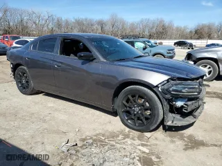 2017 Dodge Charger SXT with VIN 2C3CDXJG6HH638982, listed as a Copart auction lot 46188125 with 65,682 mi miles and Salvage Title. Bid and sale history available at carsss.com. Image 4.
