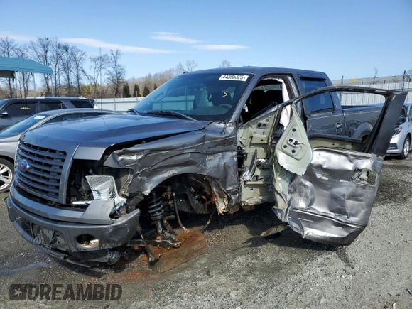 2014 Ford F-150 XL with VIN 1FTFW1CF9EKF51182, listed as a Copart auction lot 44395325 with 170,010 mi miles and Salvage Title. Bid and sale history available at carsss.com. Image 1.