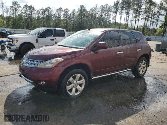 2007 Nissan Murano SL z VIN JN8AZ08T67W515959, wystawiony jako Copart lot #51770265 z przebiegiem 167 154 mil mil oraz Szkoda całkowita • Salvage title. Historia ofert i sprzedaży dostępna na DreamBid. Obrazek 1.