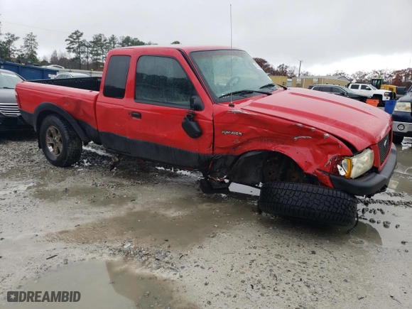 2003 Ford Ranger XL Fleet with VIN 1FTZR45E53PA68430, listed as a Copart auction lot 83754874 with 212,550 mi miles and Salvage Title. Bid and sale history available at carsss.com. Image 4.