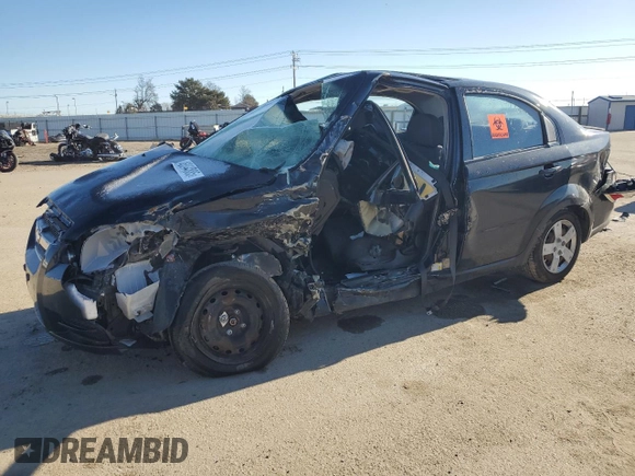 2011 Chevrolet Aveo 1LT z VIN KL1TD5DE3BB257379, wystawiony jako Copart lot #46844885 z przebiegiem Nie podano mil oraz Szkoda całkowita • Salvage title. Historia ofert i sprzedaży dostępna na DreamBid. Obrazek 1.