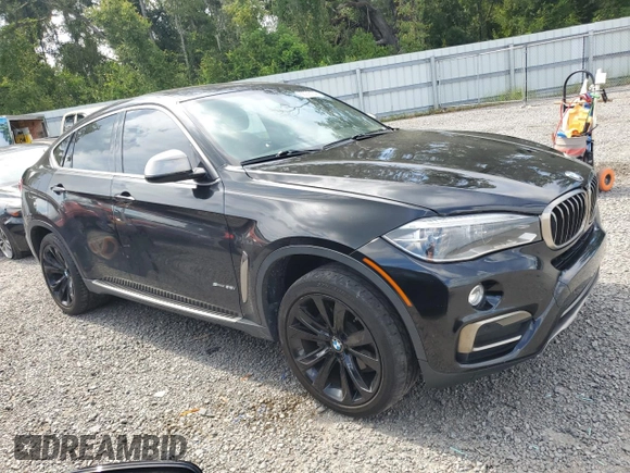 2015 BMW X6 sDrive35i with VIN 5UXKU0C58F0F92052, listed as a Copart auction lot 68066104 with 92,058 mi miles and Salvage Title. Bid and sale history available at carsss.com. Image 4.
