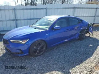 2023 Acura Integra w/A-Spec Package with VIN 19UDE4H33PA017244, listed as a Copart auction lot 47012115 with 11,804 mi miles and Salvage Title. Bid and sale history available at carsss.com. Image 1.