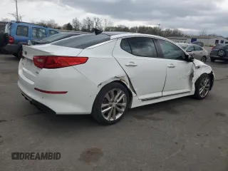 2014 Kia Optima SXL Turbo with VIN 5XXGR4A64EG348677, listed as a Copart auction lot 50593735 with 111,329 mi miles and Salvage Title. Bid and sale history available at DreamBid. Image 3.