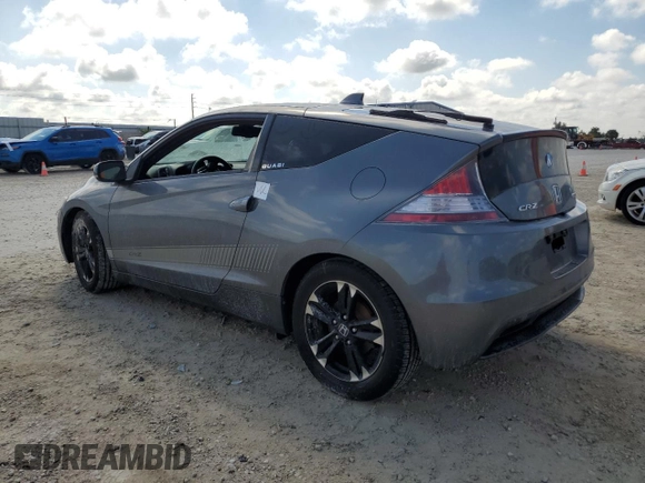 2015 Honda CR-Z EX with VIN JHMZF1D64FS001867, listed as a Copart auction lot 74024764 with Not Provided miles and Salvage Title. Bid and sale history available at carsss.com. Image 2.