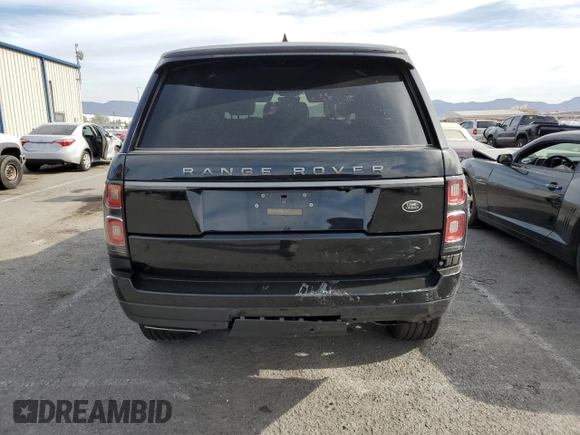 2020 Land Rover Range Rover with VIN SALGR2SU0LA572662, listed as a Copart auction lot 55976143 with 28,012 mi miles and . Bid and sale history available at DreamBid. Image 6.