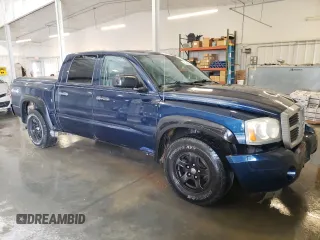 2006 Dodge Dakota SLT with VIN 1D7HW48KX6S664923, listed as a Copart auction lot 48756195 with 155,012 mi miles and Salvage Title. Bid and sale history available at carsss.com. Image 4.