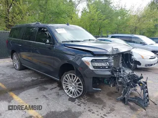 2024 Ford Expedition Max Limited with VIN 1FMJK2A88REA31877, listed as a IAAI auction lot 42117421 with 37,671 mi miles and . Bid and sale history available at DreamBid. Image 1.