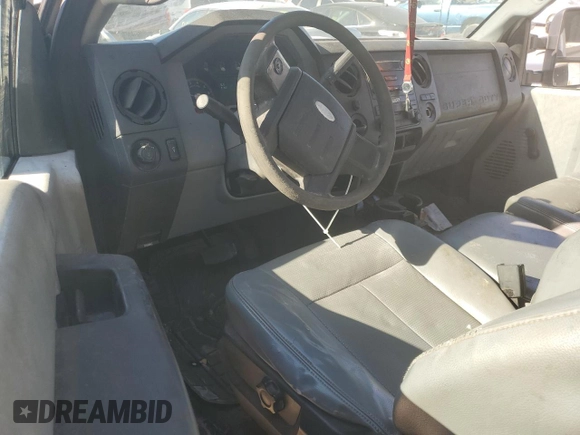 2013 Ford F-250 XL with VIN 1FTBF2A65DEA63870, listed as a Copart auction lot 83308544 with 83,554 mi miles and Salvage Title. Bid and sale history available at DreamBid. Image 8.