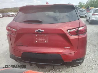 2021 Chevrolet Blazer RS z VIN 3GNKBKRS8MS513361, wystawiony jako Copart lot #58430315 z przebiegiem 79 738 mil mil oraz Tytuł czysty. Historia ofert i sprzedaży dostępna na DreamBid. Obrazek 6.