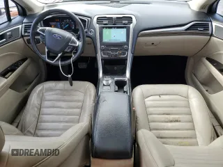 2017 Ford Fusion SE with VIN 3FA6P0H98HR175347, listed as a Copart auction lot 47828205 with 124,340 mi miles and Salvage Title. Bid and sale history available at DreamBid. Image 8.
