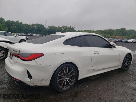 2021 BMW 4 Series 430i xDrive z VIN WBA73AP09MCG42898, wystawiony jako Copart lot #60828285 z przebiegiem 32 611 mil mil oraz Szkoda całkowita • Salvage title. Historia ofert i sprzedaży dostępna na DreamBid. Obrazek 3.