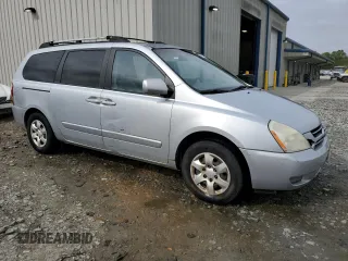 2006 Kia Sedona LX with VIN KNDMB233X66086517, listed as a Copart auction lot 49171424 with 167,999 mi miles and Salvage Title. Bid and sale history available at carsss.com. Image 4.