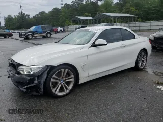 2017 BMW 4 Series 430i z VIN WBA4U7C37H5H20012, wystawiony jako Copart lot #56227915 z przebiegiem 87 042 mil mil oraz Szkoda całkowita • Salvage title. Historia ofert i sprzedaży dostępna na DreamBid. Obrazek 1.