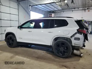 2025 GMC Acadia AWD Elevation z VIN 1GKENNRS1SJ142738, wystawiony jako Copart lot #43687685 z przebiegiem 356 mil mil oraz Szkoda całkowita • Salvage title. Historia ofert i sprzedaży dostępna na DreamBid. Obrazek 2.
