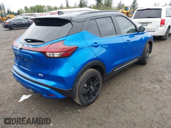 2021 Nissan Kicks SR with VIN 3N1CP5DV8ML561716, listed as a IAAI auction lot 42141359 with 18,137 mi miles and . Bid and sale history available at carsss.com. Image 4.