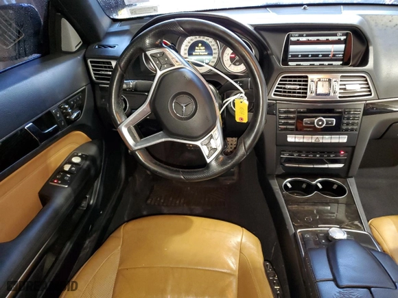2015 Mercedes-Benz E-Class E 400 with VIN WDDKJ6HB1FF301581, listed as a Copart auction lot 80313434 with 165,365 mi miles and Salvage Title. Bid and sale history available at carsss.com. Image 8.