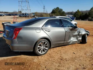 2017 Cadillac CTS Luxury AWD with VIN 1G6AX5SX9H0133510, listed as a Copart auction lot 87673055 with 106,797 mi miles and Salvage title. Bid and sale history available at DreamBid. Image 3.