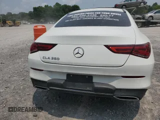 2020 Mercedes-Benz CLA 250 with VIN WDD5J4GB0LN077580, listed as a Copart auction lot 53732773 with 45,588 mi miles and . Bid and sale history available at DreamBid. Image 6.