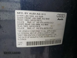 2013 Audi Q7 Premium Plus z VIN WA1LMAFE8DD003411, wystawiony jako Copart lot #58529165 z przebiegiem 203 140 mil mil oraz Czysty tytuł • Clean title. Historia ofert i sprzedaży dostępna na DreamBid. Obrazek 13.