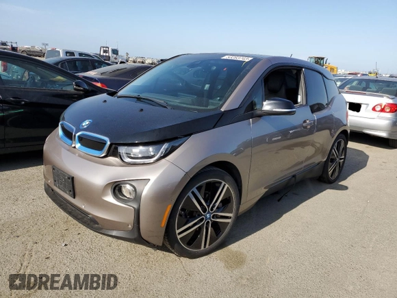 2015 BMW i3 with VIN WBY1Z4C54FV503291, listed as a Copart auction lot 53283743 with 48,267 mi miles. Bid and sale history available at carsss.com. Image 1.