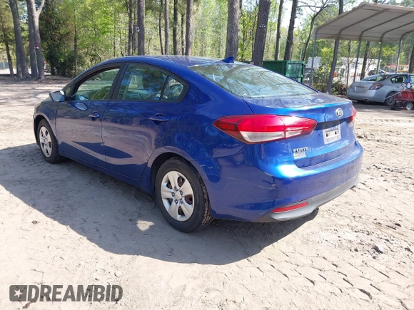 2017 Kia Forte LX with VIN 3KPFK4A70HE052223, listed as a IAAI auction lot 42036382 with 136,671 mi miles. Bid and sale history available at carsss.com. Image 3.