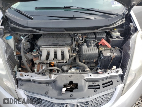 2010 Honda Fit with VIN JHMGE8H20AC010563, listed as a Copart auction lot 53635165 with 135,499 mi miles and Salvage Title. Bid and sale history available at carsss.com. Image 12.