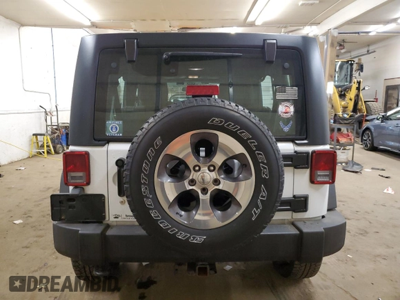 2018 Jeep Wrangler JK Unlimited Sport S with VIN 1C4BJWDG8JL828961, listed as a Copart auction lot 80446474 with 74,577 mi miles and Salvage Title. Bid and sale history available at carsss.com. Image 6.
