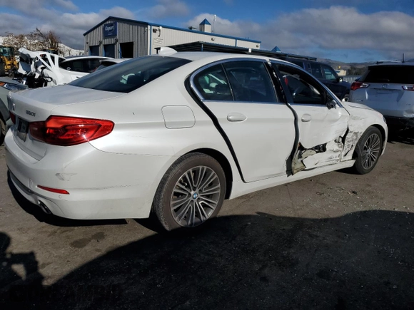 2020 BMW 5 Series 530i with VIN WBAJR3C04LWW53713, listed as a Copart auction lot 86999034 with 73,065 mi miles and Salvage Title. Bid and sale history available at DreamBid. Image 3.
