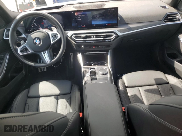 2024 BMW 3 Series M340i with VIN 3MW49FS03R8E17281, listed as a Copart auction lot 51256225 with 18,241 mi miles and Salvage Title. Bid and sale history available at carsss.com. Image 8.
