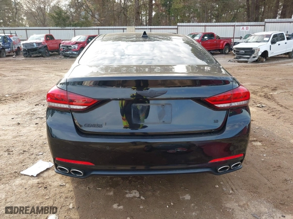 2015 Hyundai Genesis 5.0L with VIN KMHGN4JF7FU086088, listed as a IAAI auction lot 41532546 with 101,655 mi miles. Bid and sale history available at carsss.com. Image 16.