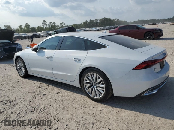 2019 Audi A7 Premium Plus with VIN WAUR2AF22KN052989, listed as a Copart auction lot 67783434 with 81,176 mi miles and Salvage Title. Bid and sale history available at carsss.com. Image 2.