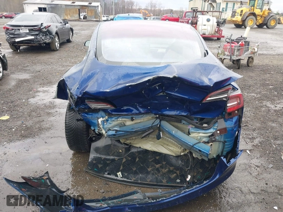 2018 Tesla Model 3 Long Range Battery with VIN 5YJ3E1EA9JF022782, listed as a IAAI auction lot 41875429 with 79,209 mi miles. Bid and sale history available at carsss.com. Image 6.