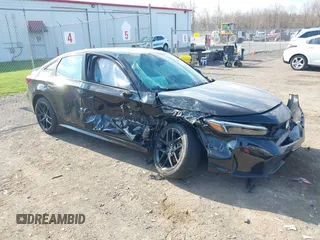 2025 Honda Civic Sport with VIN 2HGFE2F50SH566900, listed as a IAAI auction lot 42072544 with 726 mi miles and . Bid and sale history available at DreamBid. Image 1.