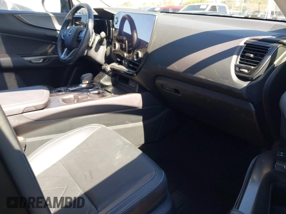 2023 Lexus NX 450h+ Luxury with VIN JTJHKCFZ0P2017929, listed as a IAAI auction lot 42282635 with 18,611 mi miles and . Bid and sale history available at DreamBid. Image 5.