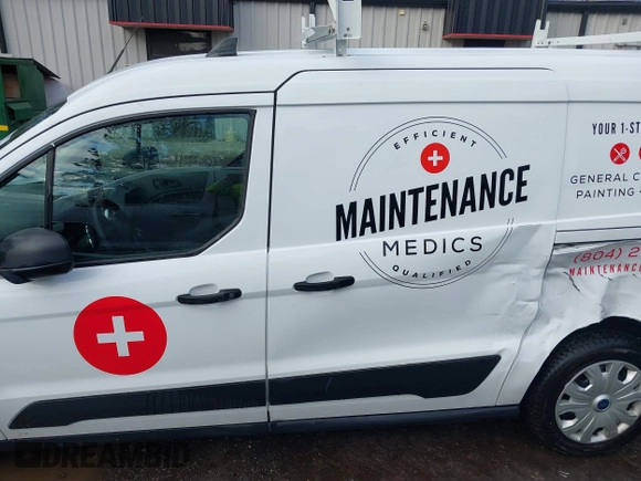 2022 Ford Transit Connect XL with VIN NM0LS7S28N1522257, listed as a IAAI auction lot 41739115 with 53,998 mi miles and . Bid and sale history available at DreamBid. Image 14.