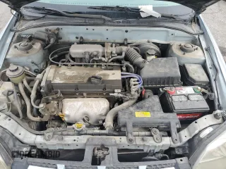 2004 Hyundai Accent GL with VIN KMHCG45C34U567915, listed as a Copart auction lot 43654985 with 141,461 mi miles and Clean Title. Bid and sale history available at carsss.com. Image 11.