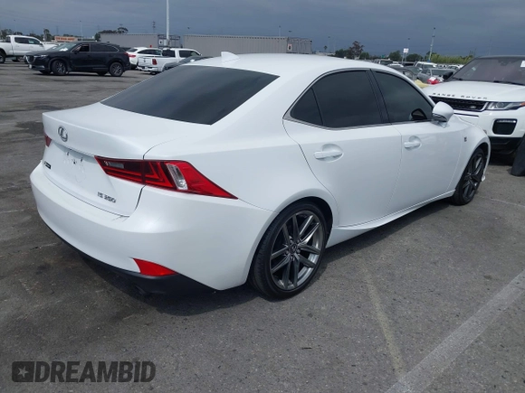 2016 Lexus IS with VIN JTHBE1D22G5026784, listed as a IAAI auction lot 42073105 with 79,290 mi miles and . Bid and sale history available at carsss.com. Image 4.