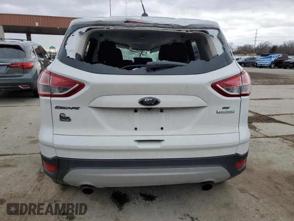 2016 Ford Escape SE with VIN 1FMCU0GXXGUA19299, listed as a Copart auction lot 50228975 with 77,436 mi miles and Salvage Title. Bid and sale history available at carsss.com. Image 6.