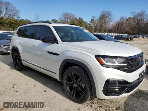 2023 Volkswagen Atlas SEL R-Line Black z VIN 1V2SR2CA0PC551521, wystawiony jako Copart lot #48401585 z przebiegiem 34 323 mil mil oraz Szkoda całkowita • Salvage title. Historia ofert i sprzedaży dostępna na DreamBid. Obrazek 4.