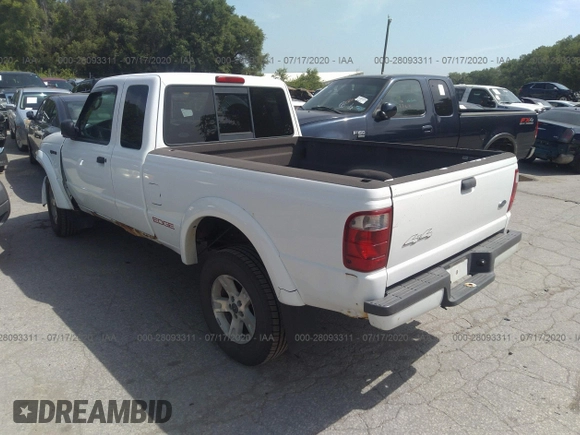 2003 Ford Ranger XL Fleet with VIN 1FTZR45E43PA44894, listed as a IAAI auction lot 28093311 with 175,708 mi miles and . Bid and sale history available at carsss.com. Image 3.