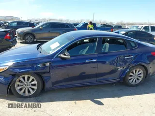 2017 Kia Optima LX with VIN 5XXGT4L35HG146696, listed as a IAAI auction lot 41816527 with 127,872 mi miles. Bid and sale history available at carsss.com. Image 6.