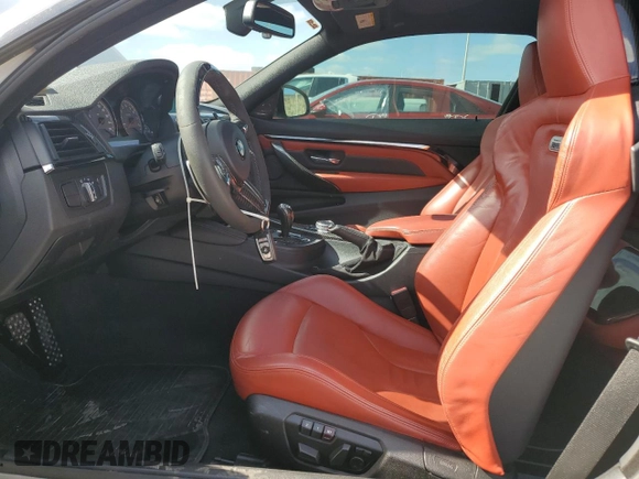 2015 BMW M4 with VIN WBS3R9C58FK330635, listed as a Copart auction lot 50525664 with 47,100 mi miles. Bid and sale history available at carsss.com. Image 7.